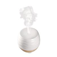 Difusor Eléctrico Cerámico Diseño Ondas Blanco