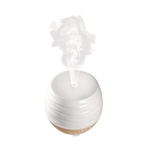 Difusor Eléctrico Cerámico Diseño Ondas Blanco