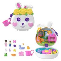 Polly Pocket Set de Juego Compacto Jardín de Conejito