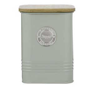 Bote para Azúcar con Tapa de Bambú Squircle Menta 1.3 L