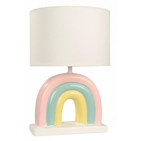 Lámpara de Mesa Arcoíris Colores Pastel