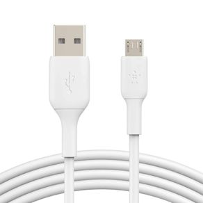 Cable USB-A a Micro-USB Blanco 1 M