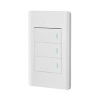 Interruptor Sencillo + Interruptor de 3 Vías Lisboa Blanco - Volteck