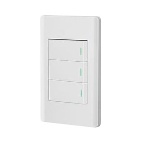 Interruptor Sencillo + Interruptor de 3 Vías Lisboa Blanco - Volteck