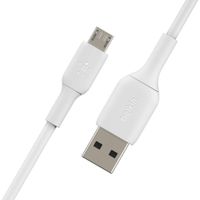 Cable USB-A a Micro-USB Blanco 1 M