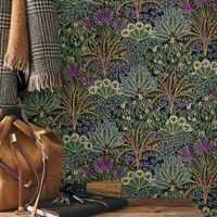 Papel Tapiz Olivia Verde 0.53 x 10.05 M
