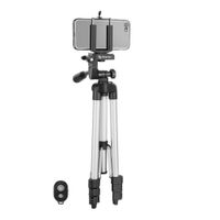 Tripié Universal Corto de Aluminio con Soporte para Celular