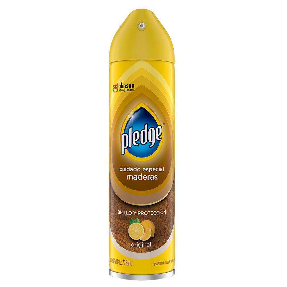 Limpiador en Aerosol Pledge para Madera de 275 ml