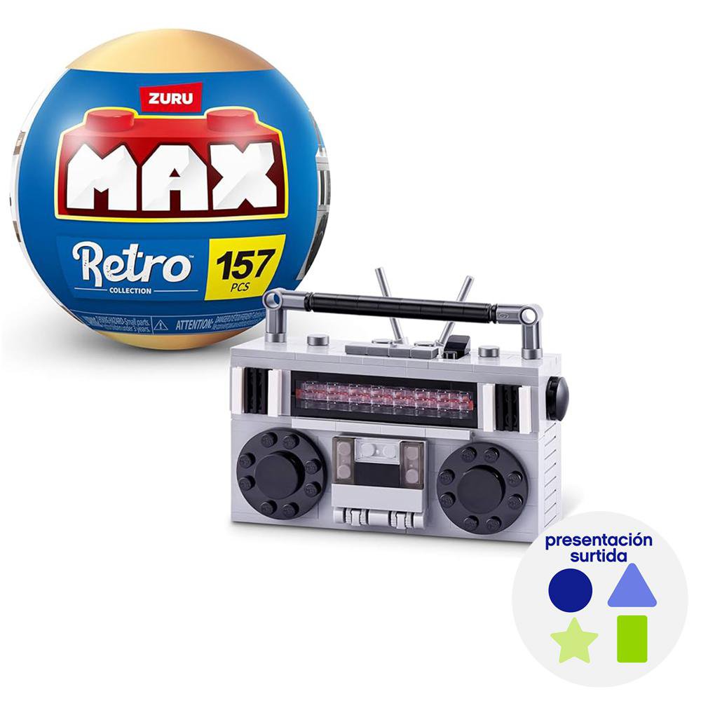 Cápsula Coleccionable MAX Retro Collection de 157 Piezas Presentación Surtida