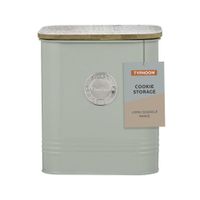 Bote para Galletas con Tapa de Bambú Squircle Menta 2.7 L