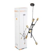 Lámpara Colgante Moderna Elegancia de 6 Luces