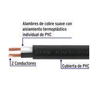 Cable TSJ Uso Extra Rudo Venta por Metro 2 X 14 AWG