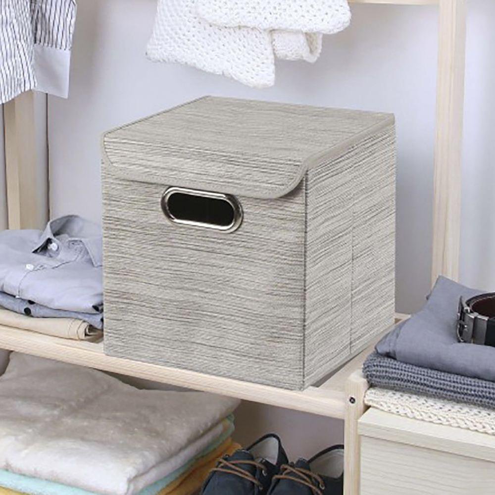 Canasta Organizadora para Closet 27 x 27 x 28 cm Color Beige