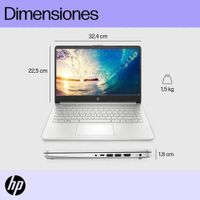 Laptop 14 Plg Spa Celeron 4gb 128gb Plata