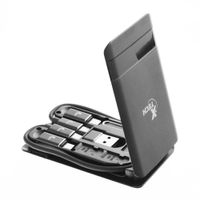 Estuche Portátil Multifuncional para Almacenamiento con Cable Tipo C - XTech