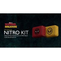 Set de 2 Bocinas Pórtatiles Diseño de Deadpool y Wolverine