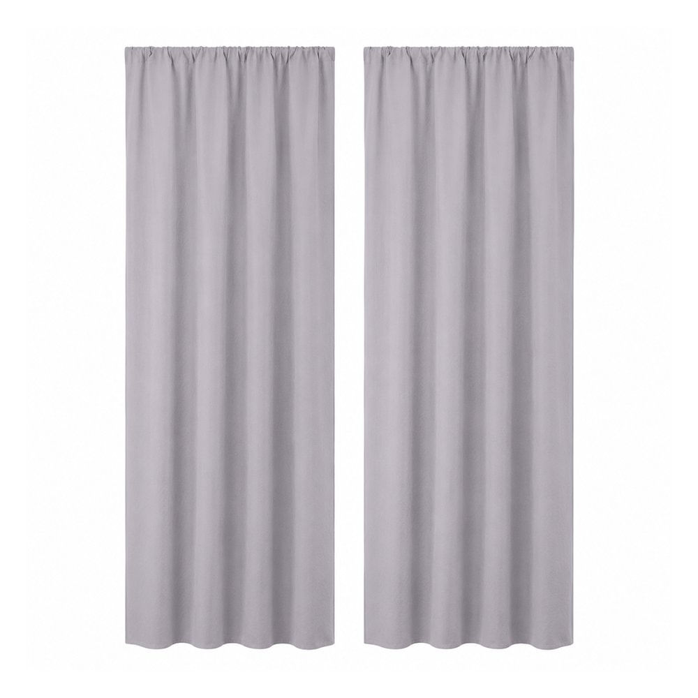 Cortina Crinkle con Ojales de 127 x 229 Cm - Varios Colores Gris