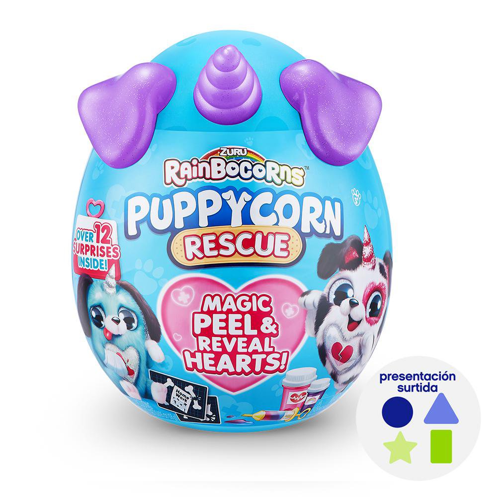 Peluche Interactivo Rainbocorns Puppycorn Rescate Presentación Surtida Puppycorn Peluche I…