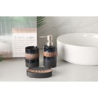 Set de 3 Piezas para Baño Negro