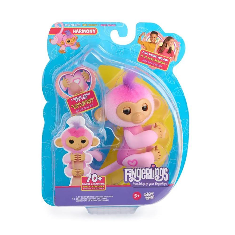 Mascota Interactiva Fingerlings Mono 2.0 5+ Años Diseños Surtidos Fingerlings Mono Interac…