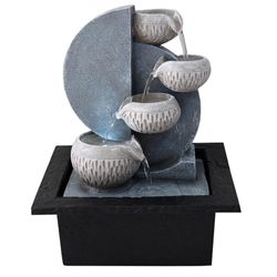 Fuente Jarras Marfil con Luz Led