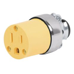 Conector Amarillo Tipo B De 125 V Y 15 A - Volteck