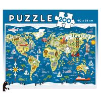 Puzzle Mapa del Mundo 200 Pzas