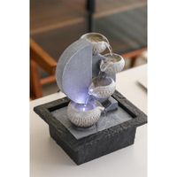 Fuente Jarras Marfil con Luz Led