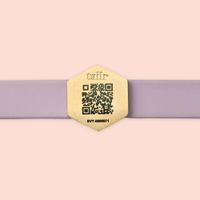 Collar para Perro Mediano con Código Qr Deslizable