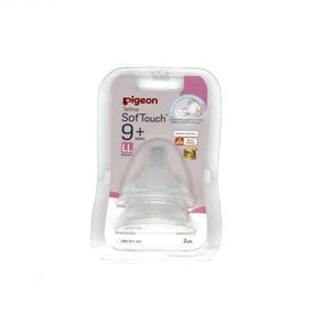 Tetina Pigeon SofTouch 9+ Meses LL 2 Pzas