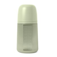 Biberón Suavinex Zero Zero Anticólicos de Silicona Verde 240 Ml