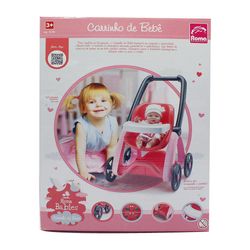 Carruaje-de-Juguete-para-Muñecas-Rosado