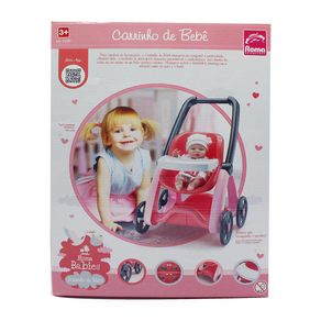 Carruaje-de-Juguete-para-Muñecas-Rosado