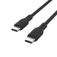 Cable Trenzado USB-C a USB-C Negro 2 M