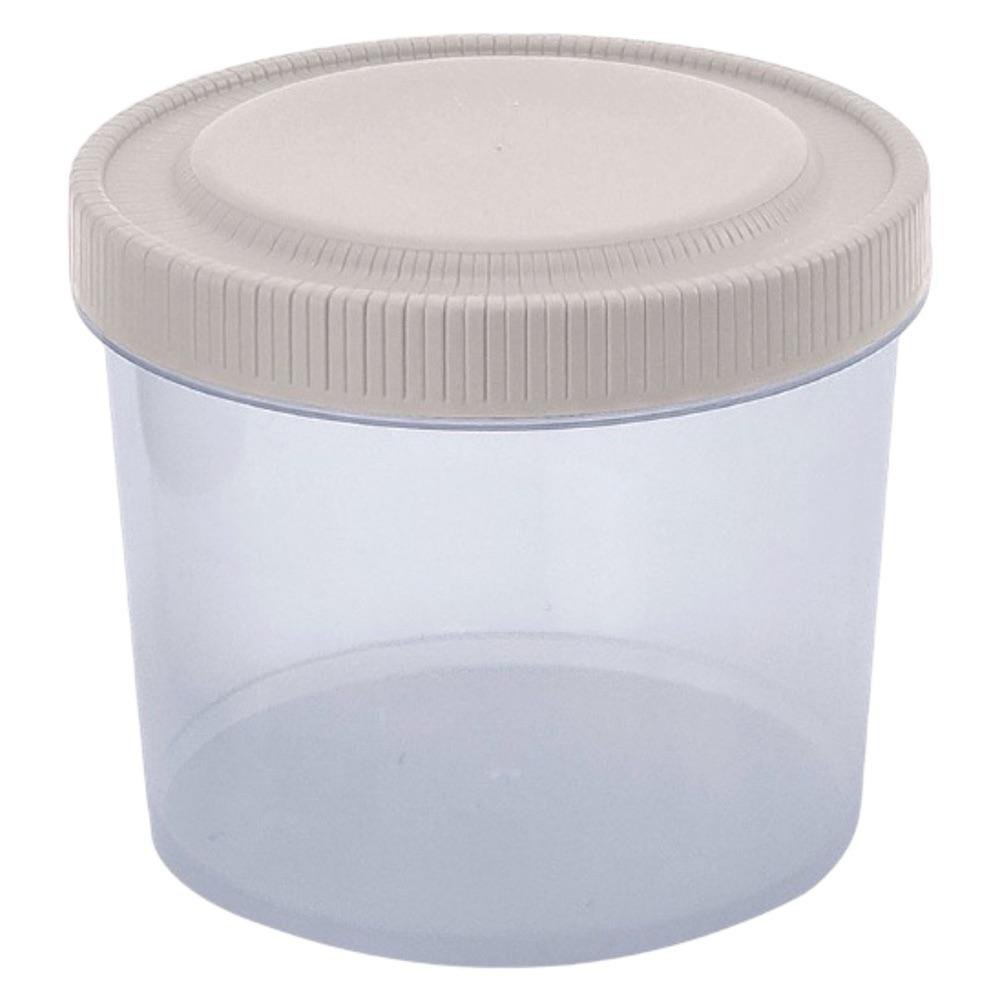 Contenedor Cilindrico Aviv de 1.3 L con Rosca Color Marfil
