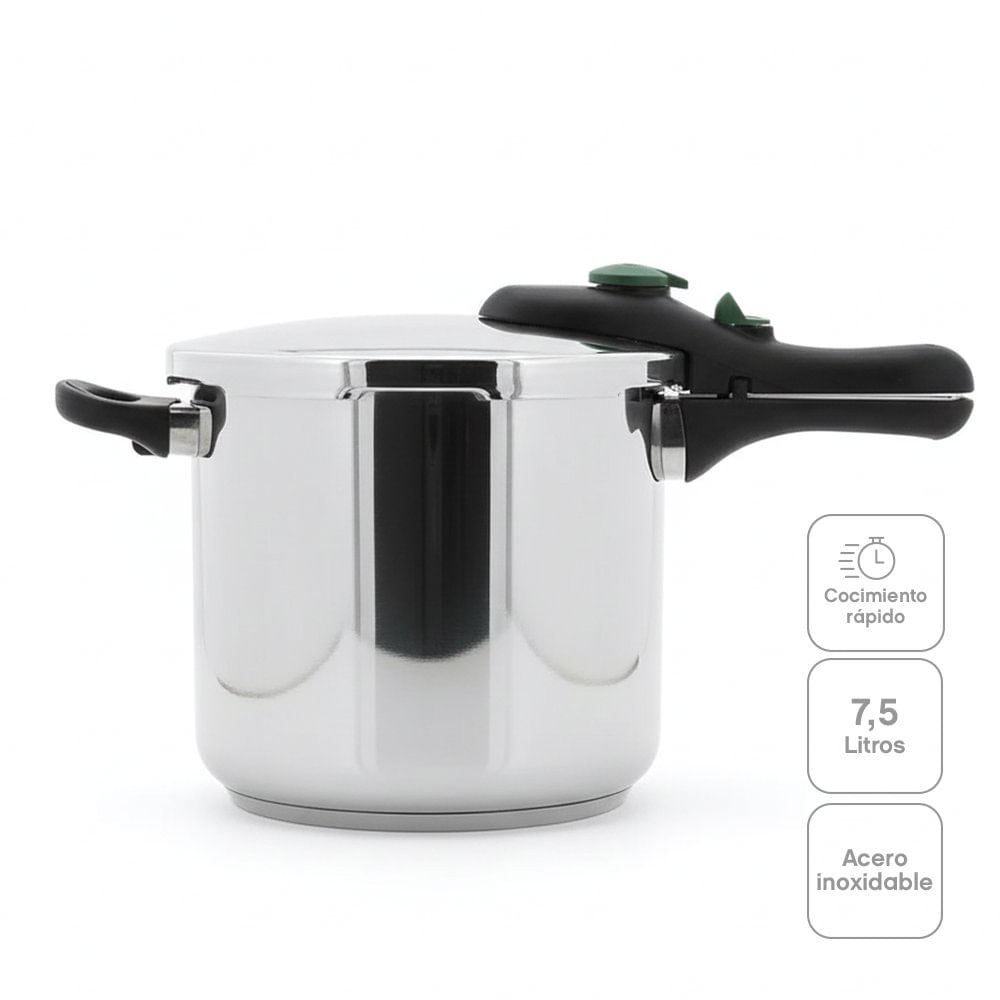 Olla de Presión Acero Inoxidable - Varias Capacidades 7.5 L