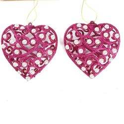 Set de 2 Corazones de 10 Cm