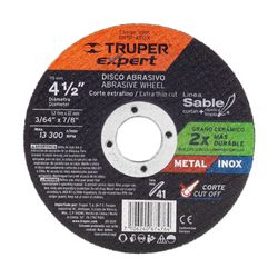 Disco De Corte Fino Tipo 41 4 1/ Plg - Truper Expert