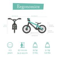 Bicicleta Bmxie Vroom Menta - Chillafish