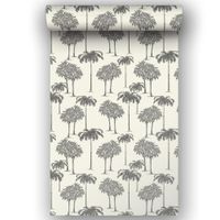 Papel Tapiz Explorer Palmas Blanco 0.53 x 10.05 M