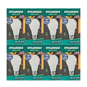 Set de 8 Bombillos LED Luz Cálida 12 W