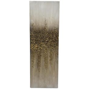 Cuadro Decorativo Dorado 30x3x90 Cm