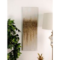 Cuadro Decorativo Dorado 30x3x90 Cm