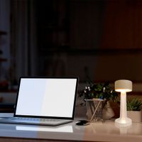 Set de 2 Lámparas de Mesa al Tacto Blancas 110 Lm 3 W