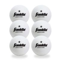Pelotas de Ping Pong Plásticas Blancas 6 Unidades