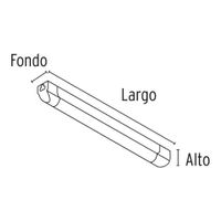Luminario Para Gabinete 24W 65K Led