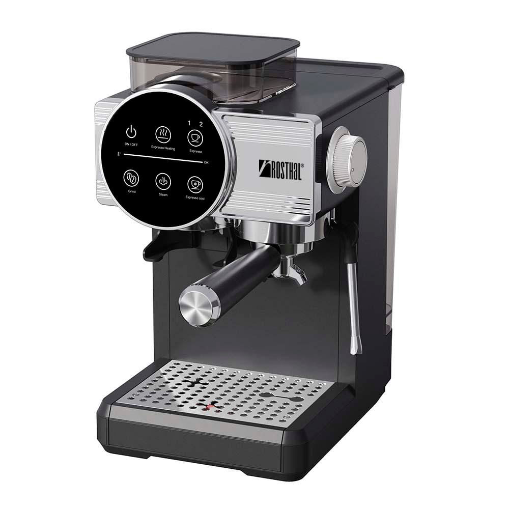Máquina para Café Espresso Multifunción 20 Bares con Molino Integrado y Vaporizador