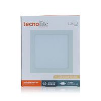 Lámpara LED Cuadrada Empotrable 18 W Luz Cálida