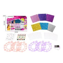 Kit de Belleza para Uñas Infantil con Stickers y Decoraciones