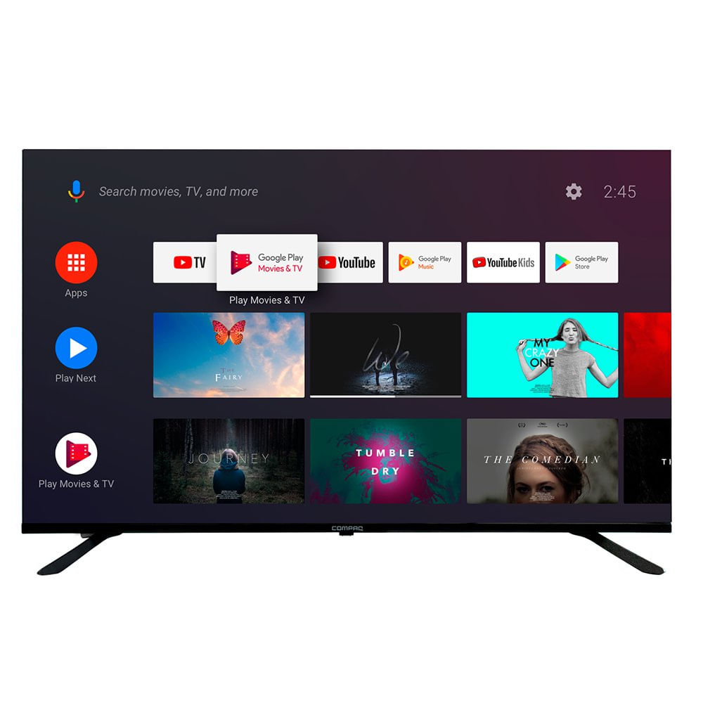 Televisor Smart de 55" QLED Ultra HD 4K con Android TV 11